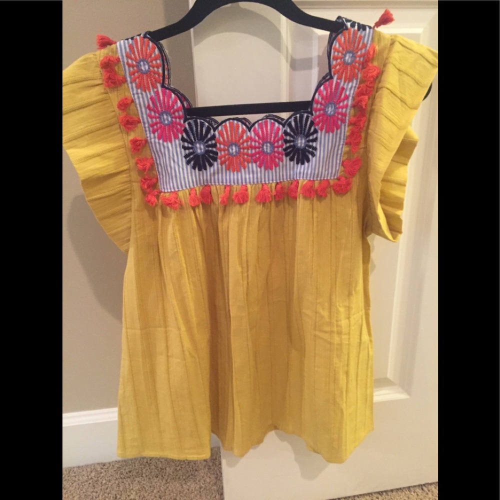 Flutter sleeve top